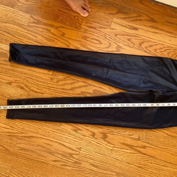 Black Milk Wet Look Black Shiny Leggings Size M - Picture 8 of 8